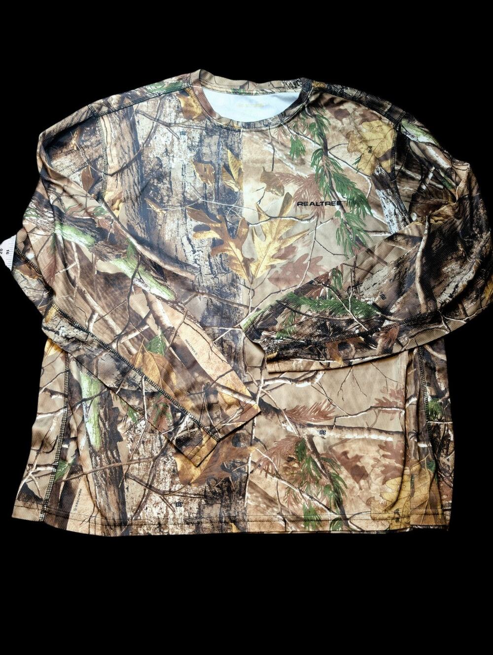 Realtree Shirt Men’s Size 2XL(***) Hunting Outdoors Camo AP10 Long Sleeve Layer